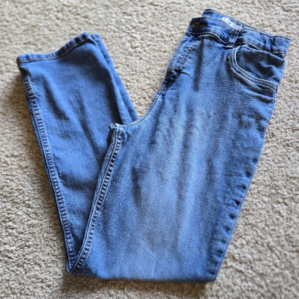 Carter's Boys Straight Leg Jeans Sz 14 Adjustable Waist